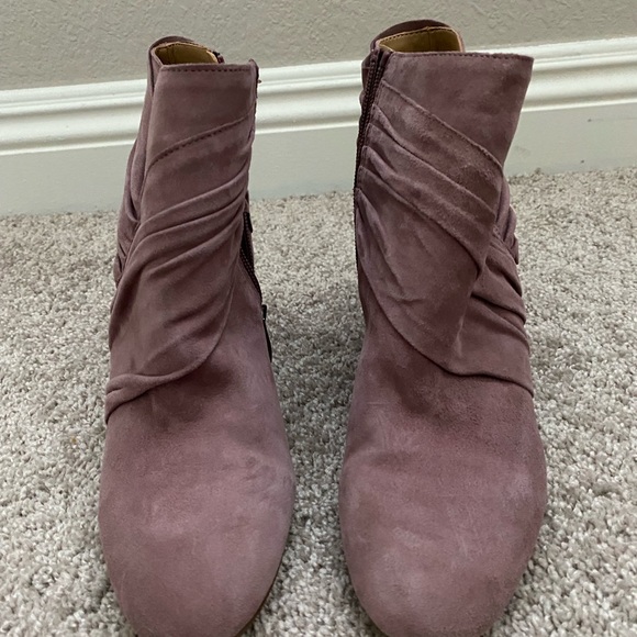 Franco Sarto Mauve Booties - Picture 2 of 5